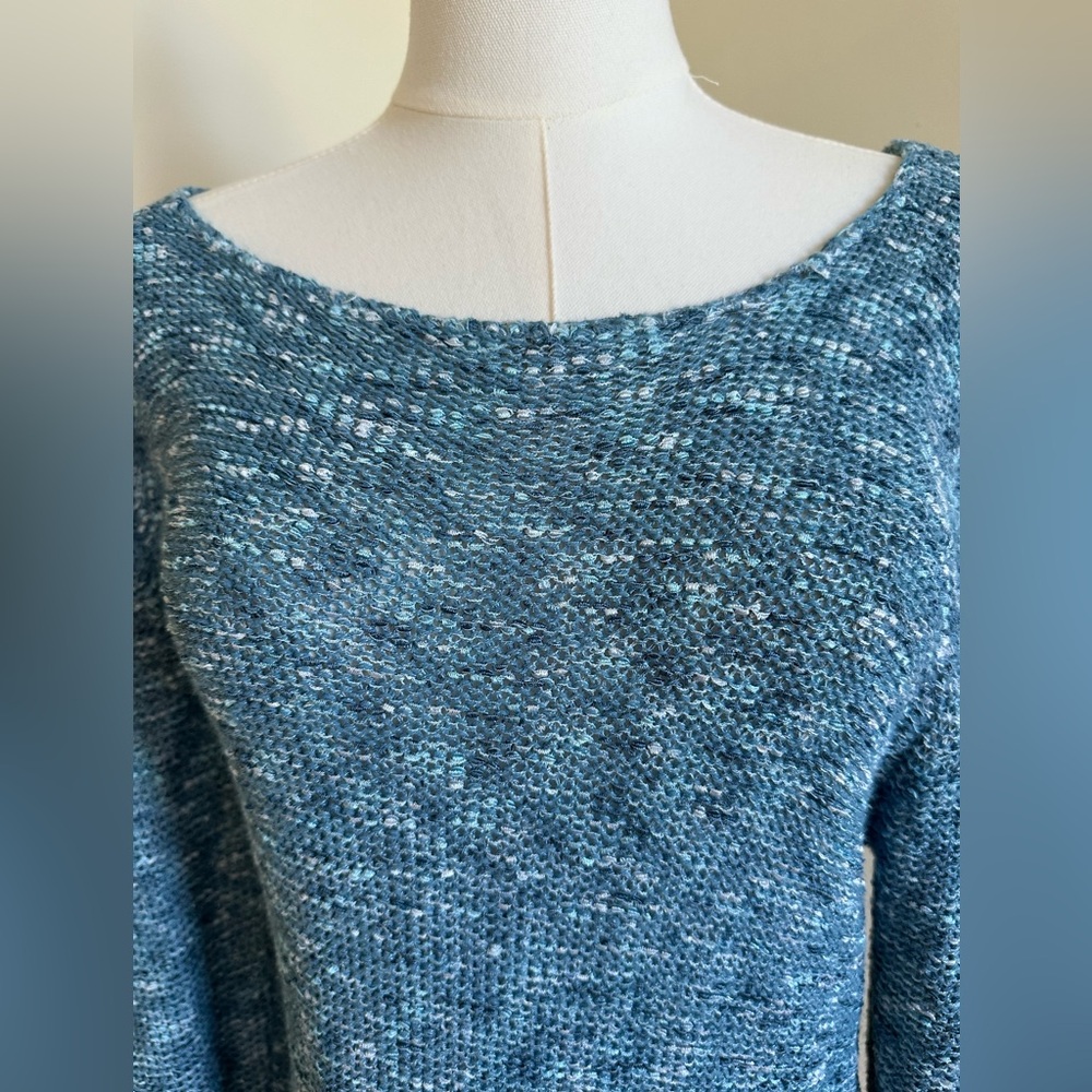 Coldwater Creek Blue Sweater- Medium - Picture 2 of 8
